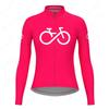 Podzimní cyklistické dresy s dlouhým rukávem Prodyšné Rychleschnoucí Cyklistický dres Dámské Outdoorový sport Horská Silniční Cyklistické oblečení