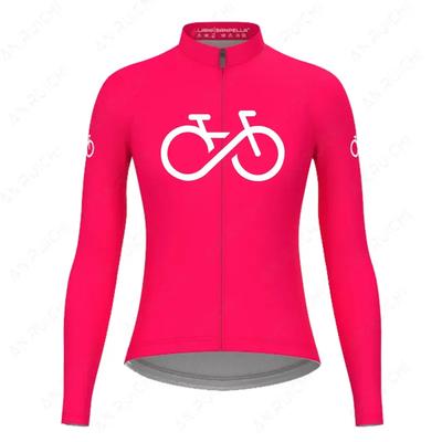 Jerseys de Ciclismo de Otoño de Manga Larga Transpirables de Secado Rápido para Mujer Ropa de Ciclismo para Deporte al Aire Libre Bicicleta de Montaña Carretera