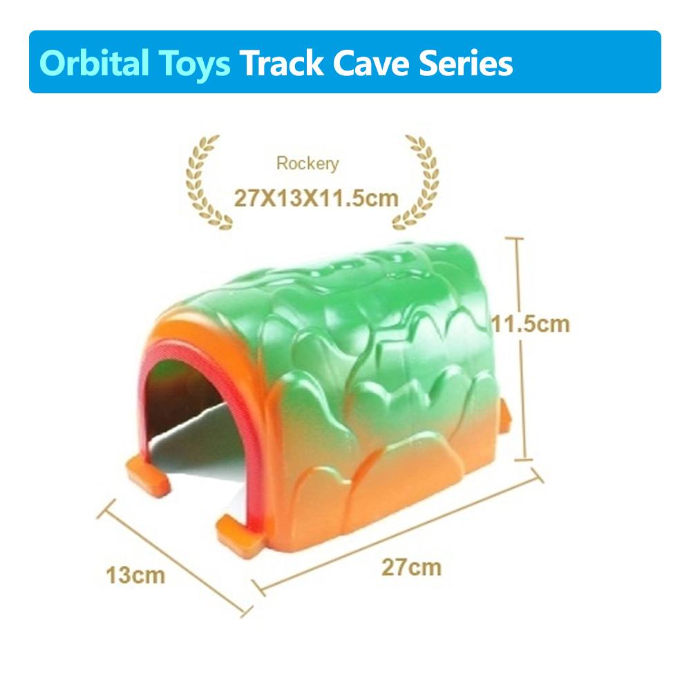 New Small Cave Tunnel Train Building Block Track Accessories Kids Wooden Track Compatible Toys S8