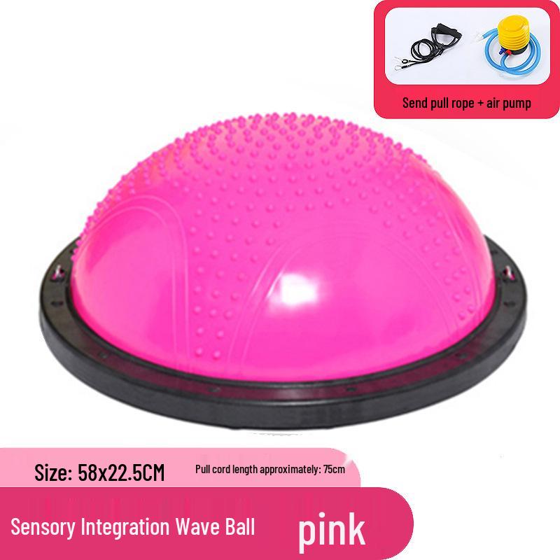 Thickened Anti-Explosion Balance Half Ball for Yoga & Sensory Training
