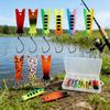 10Pcs Trout Fishing Spoons Lures Set Fishing Spinners Metal Hard Baits with Single Hook Sequins Baits Easy to Use