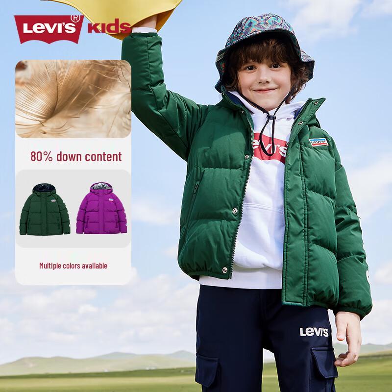 Levi s Kids Hooded Down Puffer Jacket M