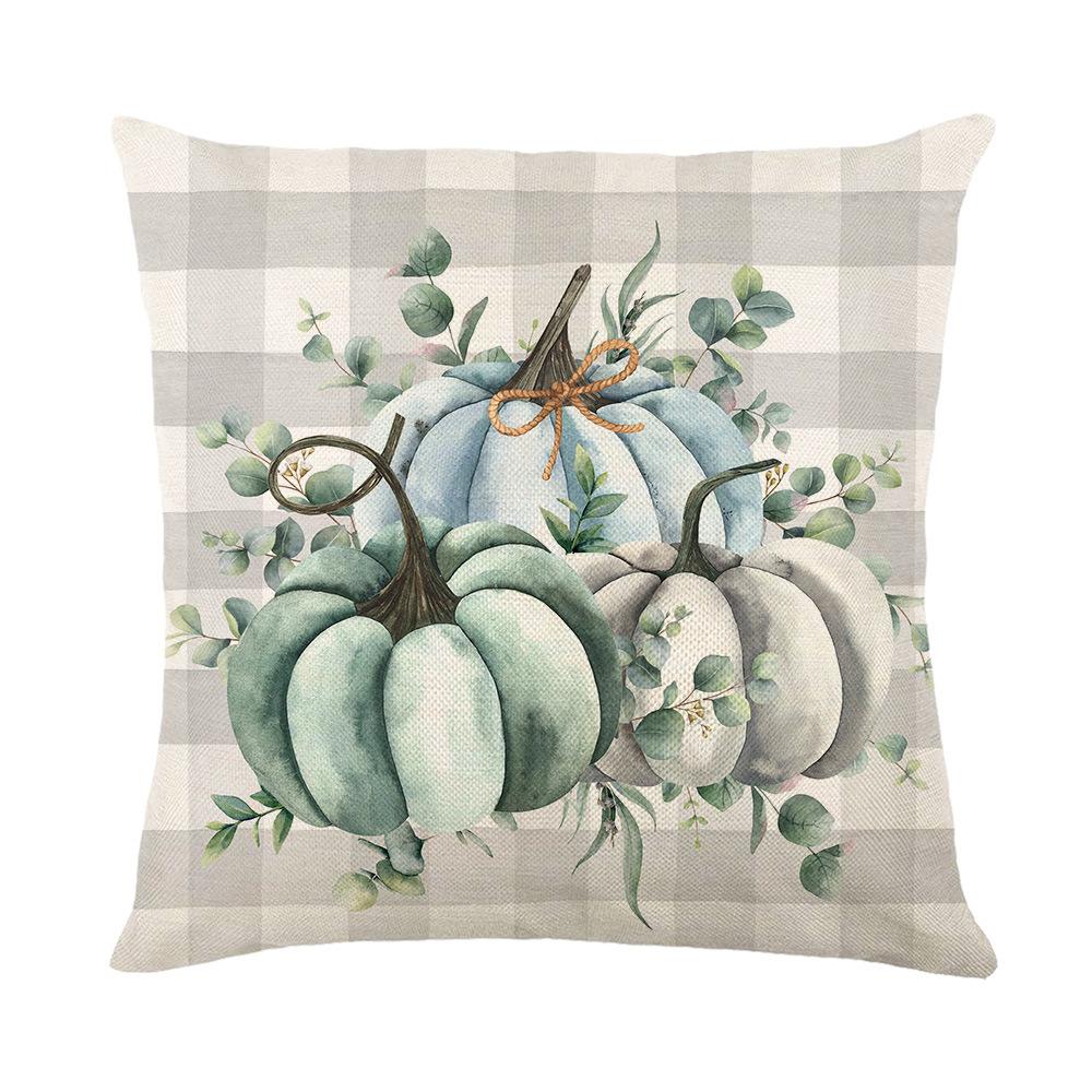 

Thanksgiving Pumpkin Pillow Cover Home Sofa Cushion Cover Study Bedroom Polyester Printed Pillow 45 * 45Cm (without pillow core)