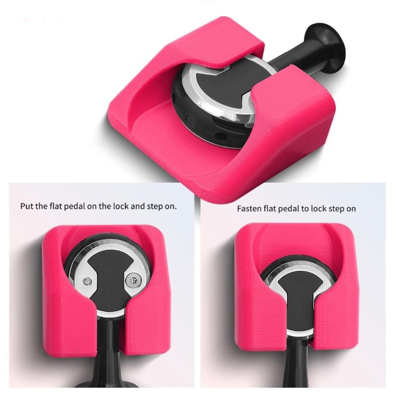 Adaptéry na platformové pedály pro jízdní kola Protiskluzové Plochý krok pro konverzi na plochou platformu Snadná instalace