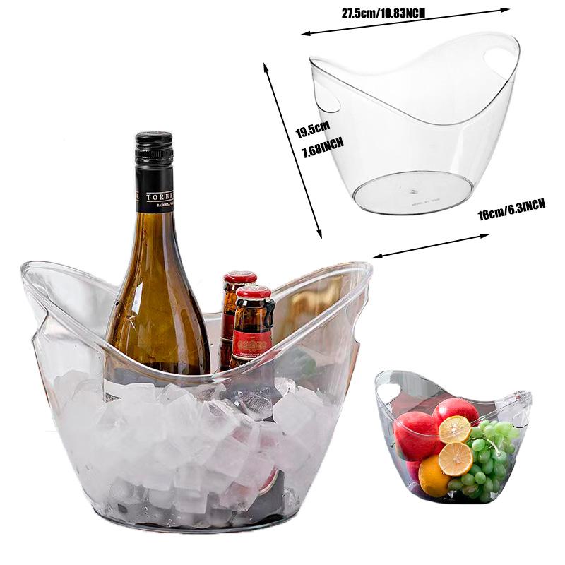 Mua Ice Buckets For Parties, 2 PCS Acrylic Champagne Beverage With 2 Ice Bucket Scoop, Drinks