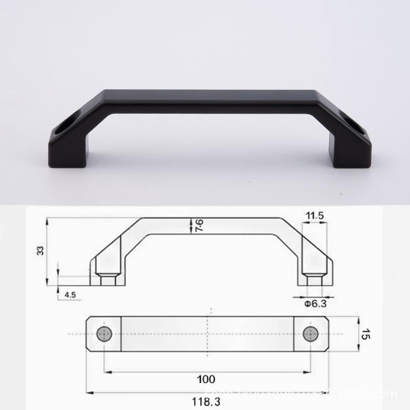 Aluminum Alloy Drawer Handle LS520U LS06 for Cabinets and Equipment