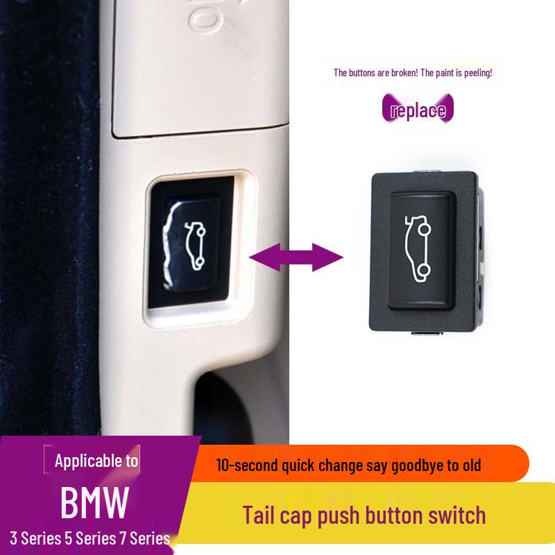 Dual Compatible Tailgate Switch for BMW 3, 5, 7 Series – Enhanced Durability F10, F18 Trunk Assembly