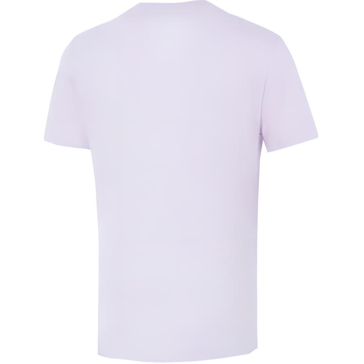 Nike Sport Casual Training Fitness Running Comfortable Breathable Logo Letter Round Neck Short Sleeve T-Shirt SS24 Women Tops Light-Purple DX7907-545