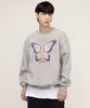 GRAVER [Unisex] Butterfly Sweatshirt_Gray