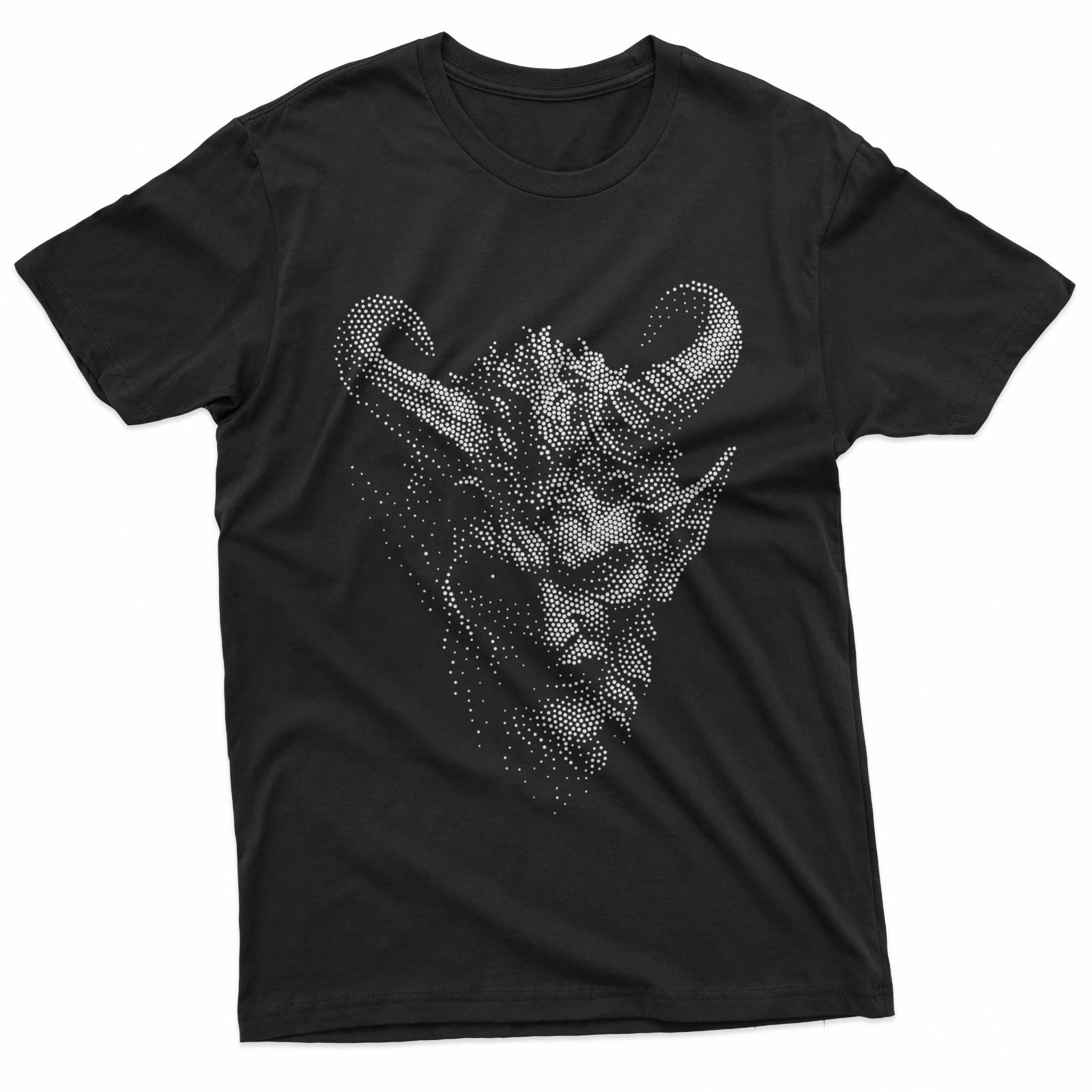 Stipple Demon Mask Black T-Shirt S разноцветный