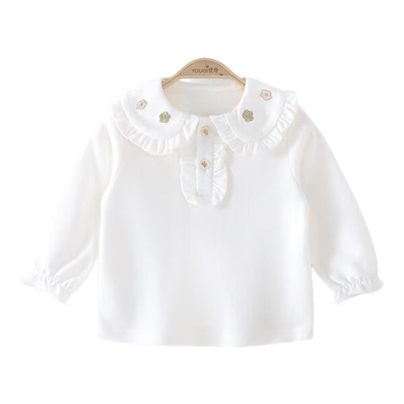 Youqi Toddler Girls  Long-Sleeve Cotton T-shirt 80