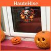 Halloween Pumpkin Skull Uv Electrostatic Glass Showcase Home Decor Stickers