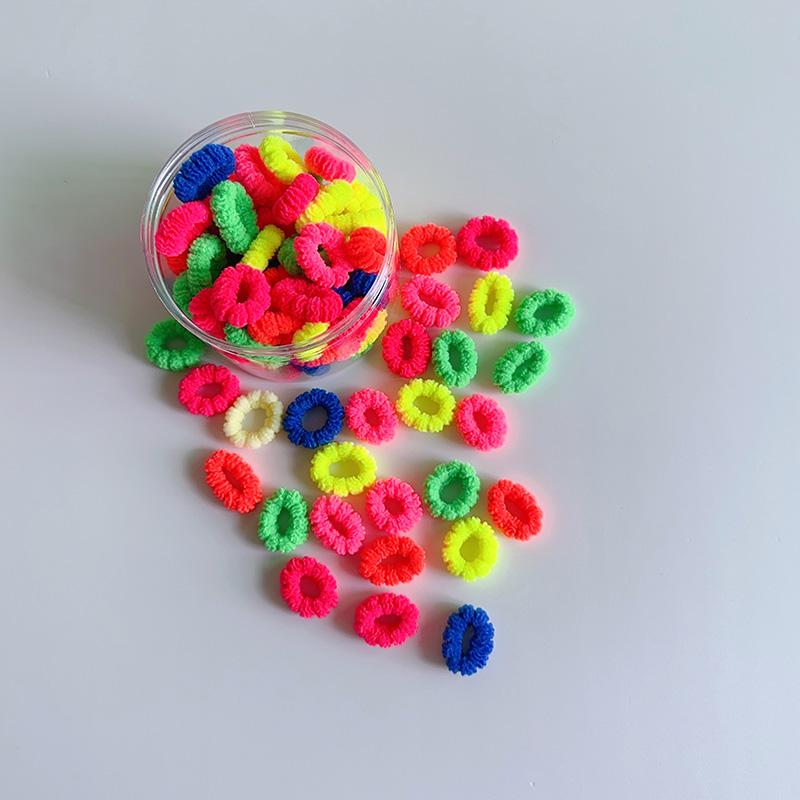 Elastic Hair Ties for Girls - High Elasticity Rubber Bands for Children s Hairstyles