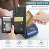 Suitable for Samsung S25FE Phone Case, S26Ultra Card Slot, A36/A56/A55 Magnetic Card Holder Protective Cover, A17