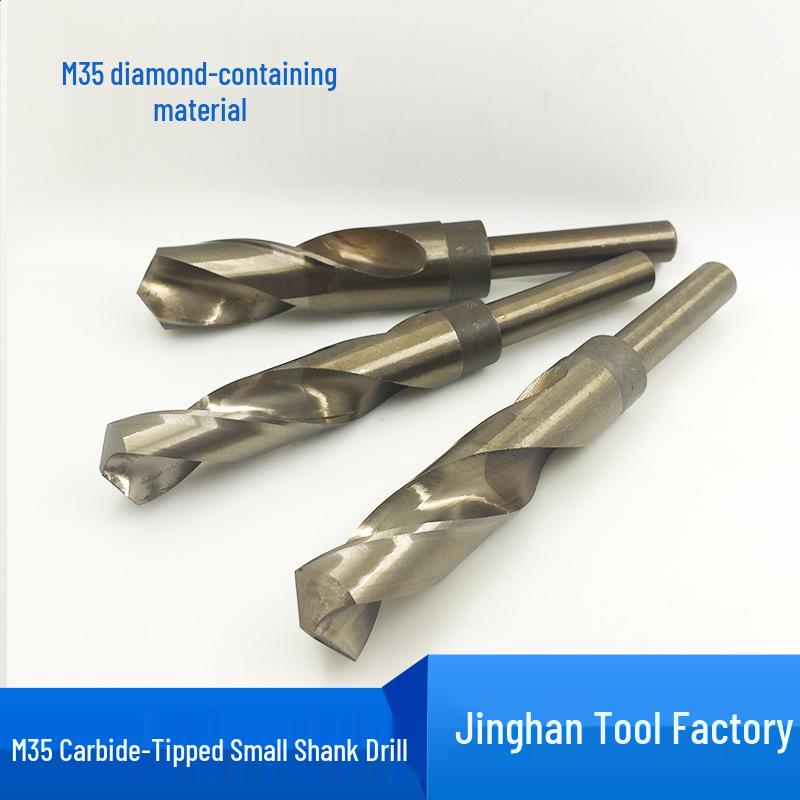 Small-Diameter M35 Cobalt Twist Drill Bit for Stainless Steel, 13-20-50mm, 1/2 Shank