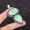 Ciondolo variscite Ciondolo in argento sterling 925 Gioielli con pietre preziose molto graziosi Ciondolo fatto a mano Gioielli vintage Regalo per le donne Ciondolo di dichiarazione