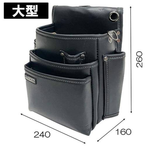 SK11 (SK11) Waist Bag 3 Tiers L Water Resistant PVC Laminate Coating Material SWZ-12
