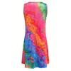 Women's Summer Sleeveless V-Neck Butterfly Gradient Print Dress - Thin, stretchy, casual and elegant plus size beach dress, suitable for the beach