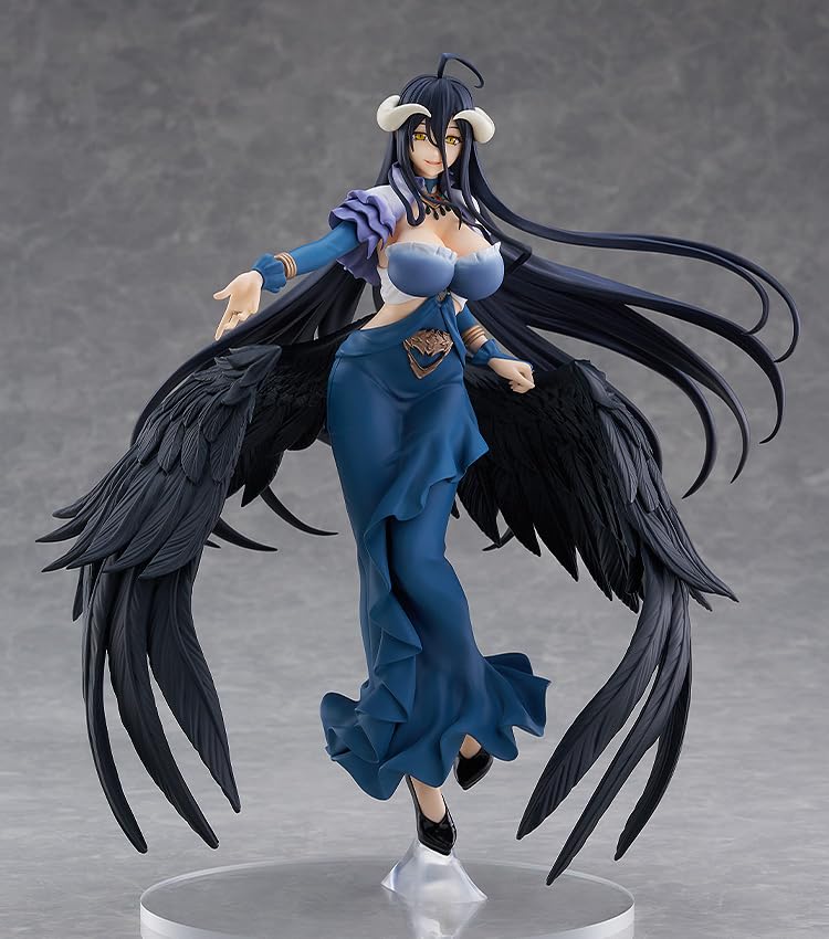 Good Smile Company POP UP PARADE SP Overlord Albedo Jet Black Dress Plastic Painted Complete Figure Ver. Non-scale