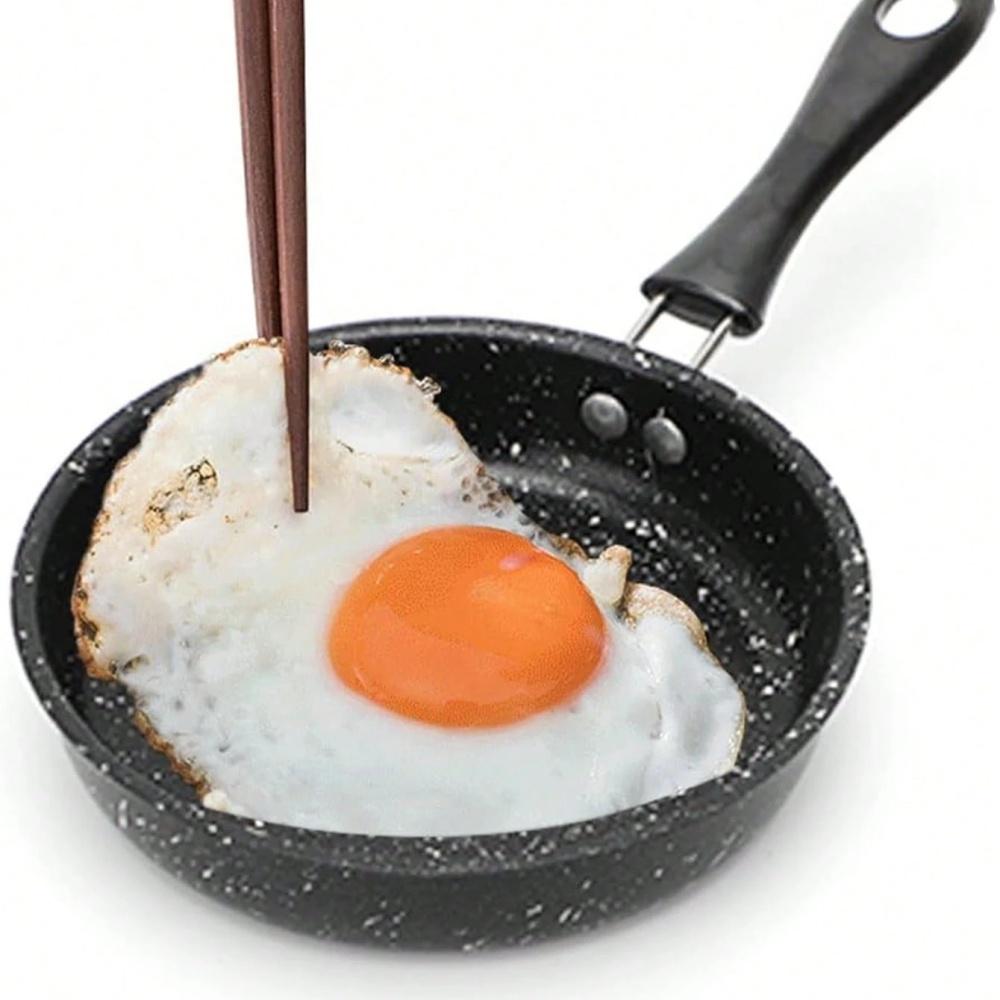 1pc Frying Egg Skillet Pot Mini Non Stick Pan Cooking Steak Ham Egg Dumpling Round Breakfast Small Fry Egg Pans Kitchen Tools