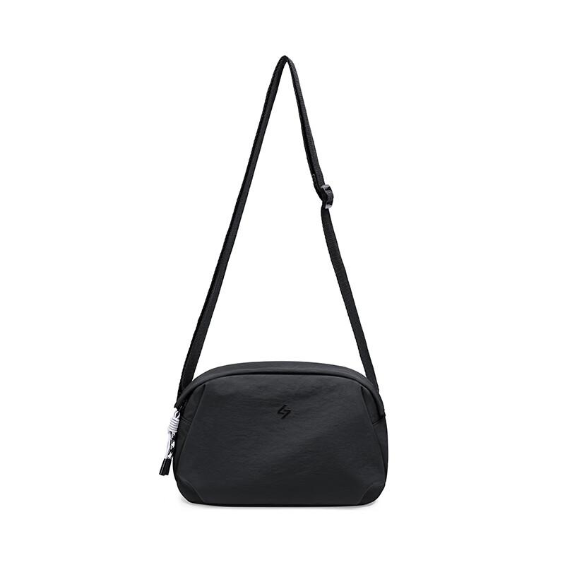 GOLF Crossbody Bag, Lightweight Shoulder Bag, Casual Phone Pouch, Water-Resistant Satchel, Black