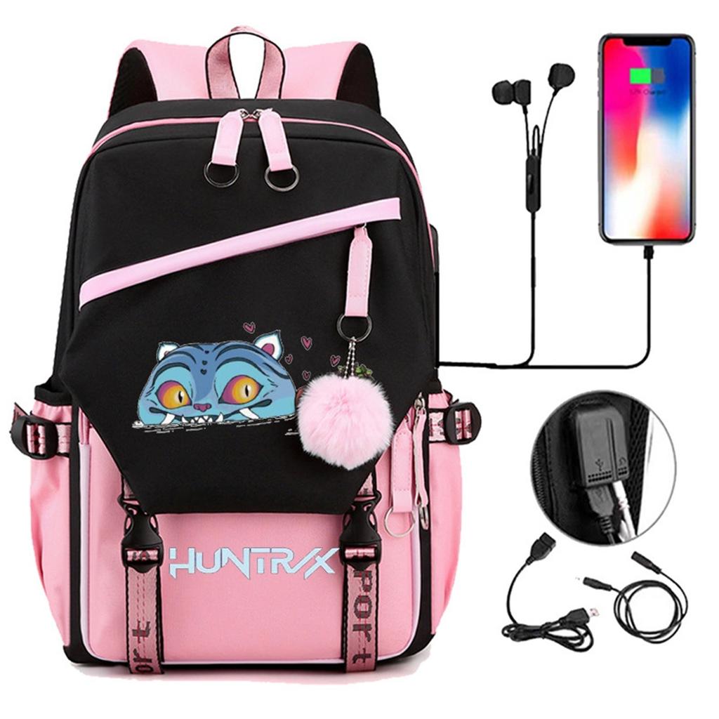 K-POPDemon Hunters High-value Campus Style Korean Version Schoolbag High School Student Backpack
