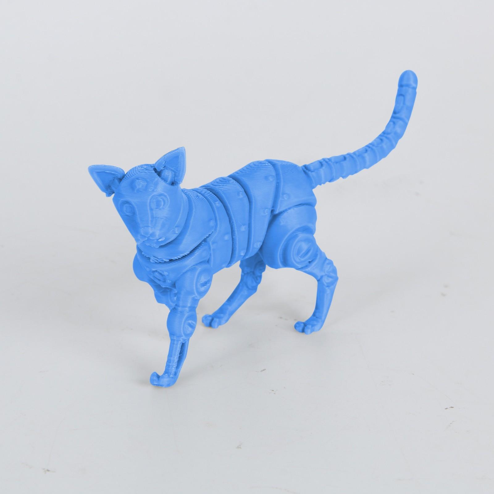 

Механическая модель животного, набор для сборки, 3D-печатная, собранная, головоломка, игрушка для домашнего декора и образовательного стенда, с подвижными частями и детализированным дизайном синий