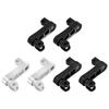 Customizable Height & Angles Motorcycle Foot Pegs Aluminum Foot Pegs Support Enhances Ride Comfort Motorbike Spare Part