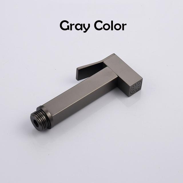 Brass Handheld Toilet Bidet Sprayer Set Accessories Black Bidet Faucet for Bathroom Sprayer Shower Head Self Cleaning Gold Color