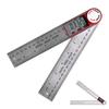Angle Finder 360° Digital Display  Stainless Steel Portable Electronic Measuring Ruler for Wo