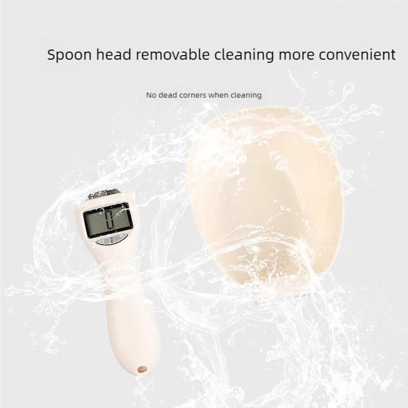 Pet Food Measuring Spoon Scale, Kitchen Digital Food Measuring Spoon, Suitable for Cat and Dog Food Measuring Spoon