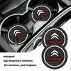2pcs Silicone Styling Car Cup Mat Coaster Water Slot Non-Slip Pad for Citroen C1 C2 C3 C4 C4L C5 C6 C7 C8 VTS C-ELYSEE Berlingo