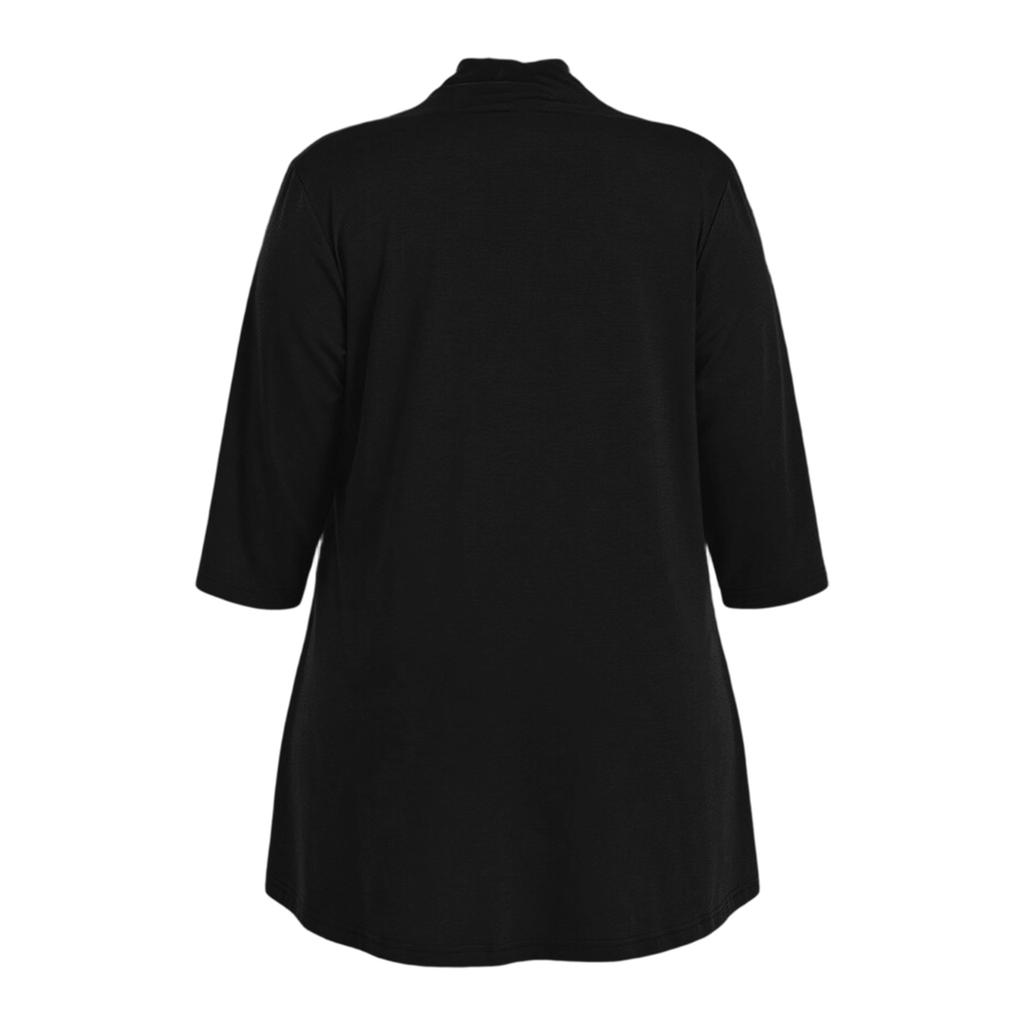Women's Plus Size Cardigan Top Color 3/4 Sleeve Casual Everyday Wear