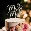 Mr & Mrs Cake Topper Wedding Cake Topper in Wood