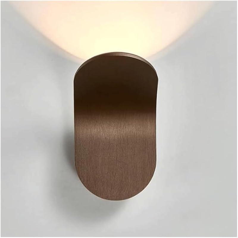 Hotelový Projekt Nástenné Lampy k Posteli - Moderná Minimalistická Nástenná Lampa, Kreatívne Osobnostné Nástenné Svietniky na Balkón, Chodbu, Schodisko (6W)(biely)