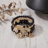 Bohemian bracelet creative tassel multi-layer beaded bracelet