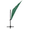 4 Layer Sun Umbrella with Aluminum Pole Green 250 X 250 Cm