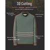 Romon Men's Thermal Fleece Mock Neck Pullover Sweater BYB88
