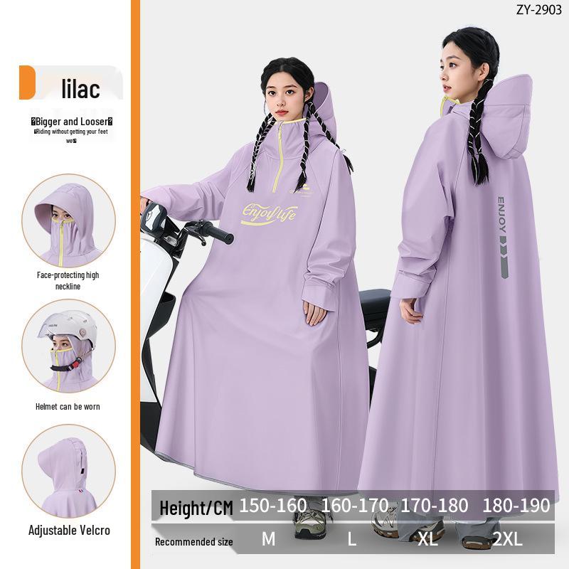 Heavy-Duty Full-Body Electric Scooter Raincoat