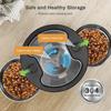 4.5L Large Capacity Dogs and Cats Smart Food Dispenser Stainless Steel Pet Feeder Bowl Automatic Pet Cat Feeder