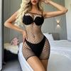 Sexy Underwear Onesie Mesh Sexy Hollow Suspender Skirt Skirt