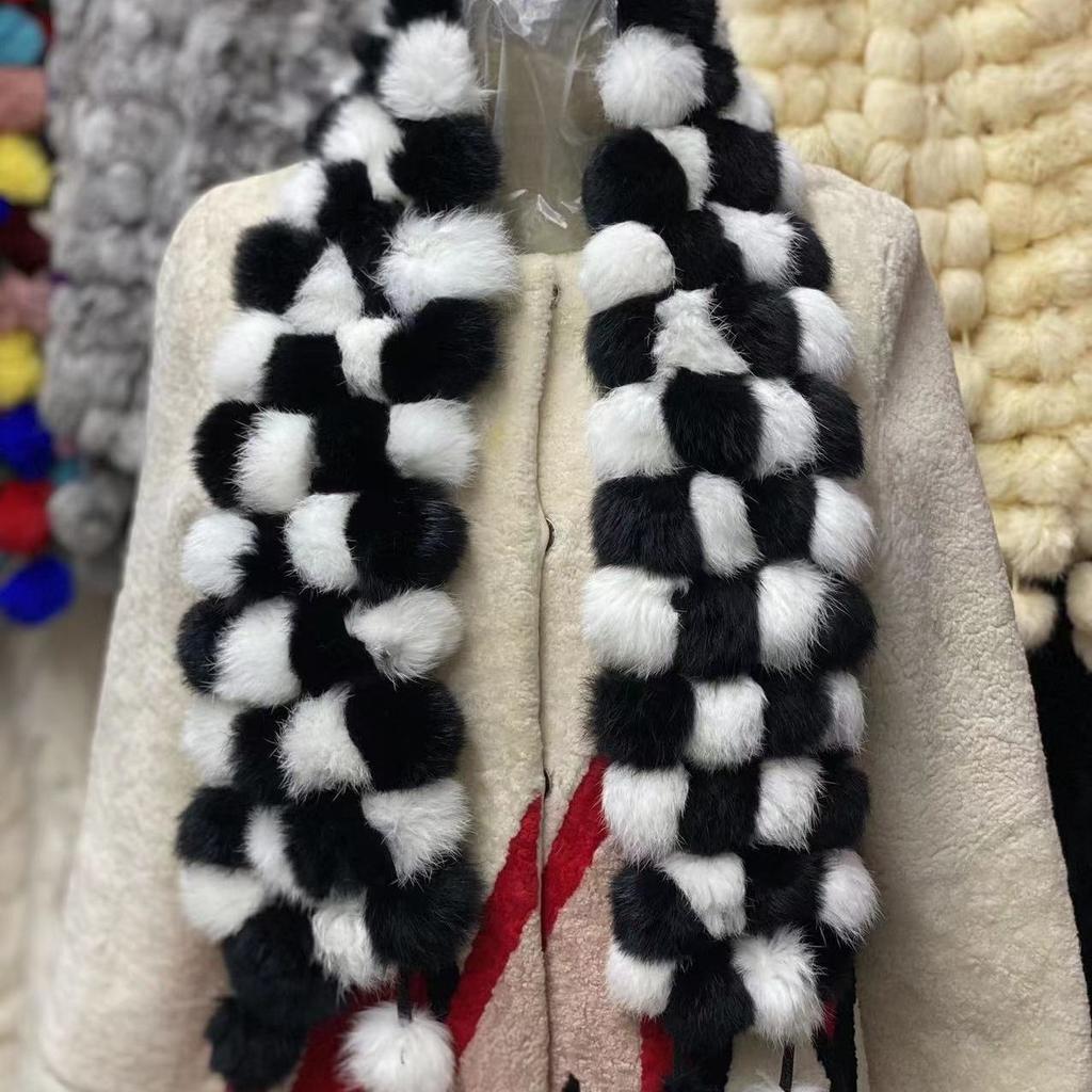 Fall and Winterfashion Scarf Stuffed 1m Heattech Imitation Fur Scarffashionthickened Scarf