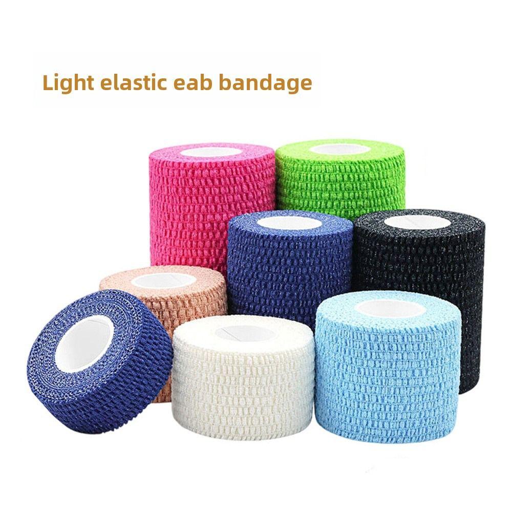 Disposable Elastic Bandage High Elastic Kinesiology Tape New Cohesive Bandage Tattoo Handle