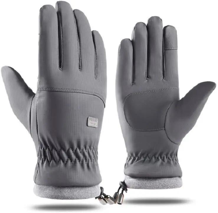 Touch Screen Winter Gloves for Men Outdoor Cycling Sports Running Motorcycle Ski Fleece Non Slip Full Fingers Warm Gloves