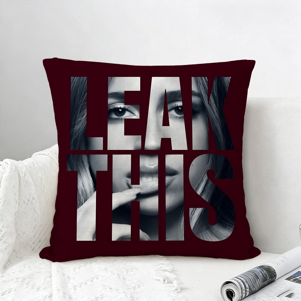 Singer Tate McRae Cushion Cover Natural Linen Pillowcase Set AllinOne Decor for Sofa Bedroom Chair
