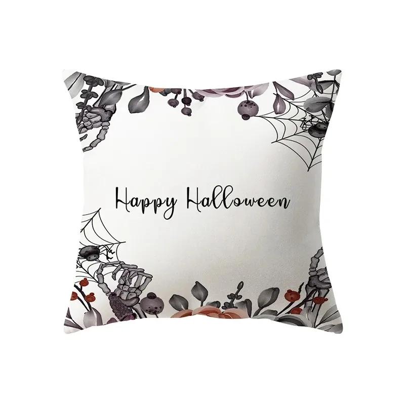 Halloween Theme Spider Web Haunted House Office Living Room Sofa Car Decorative Pillowcase
