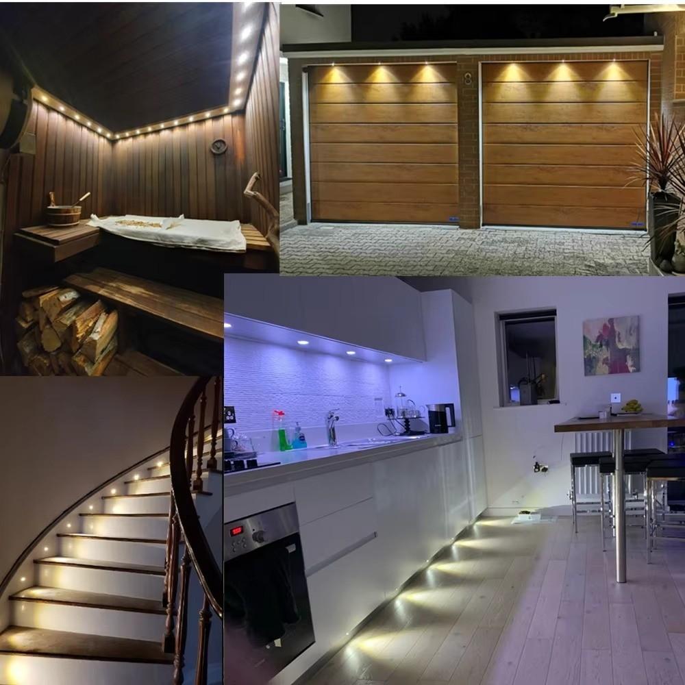 1W Power Mini LED Spotlight 3000K Warm Light Cabinet Downlight Durable Spot Lights  Indoor Lighting