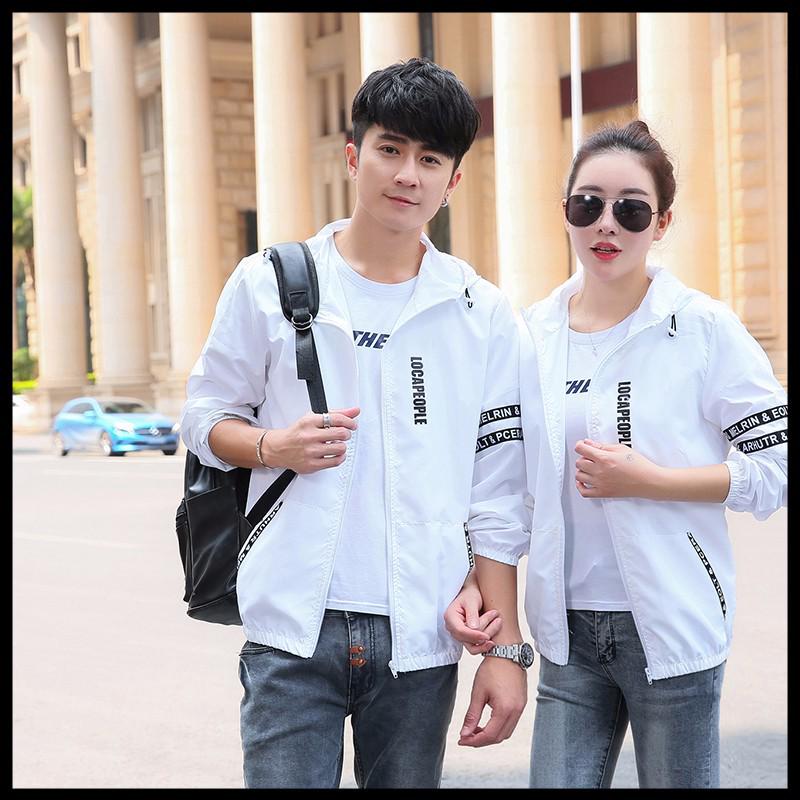 

Men s Summer UPF50 Breathable Anti-UV Ice Silk Fishing Jacket - Couples Sun Protection M белый