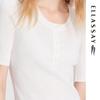 Women's Slim-Fit Short Sleeve Knit Top