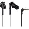 Audio-Technica SOLID BASS In-Ear Headphones, Wired, Deep Bass, Hi-Res Audio Compatible, Black ATH...
